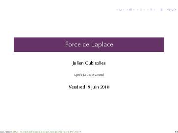 [PDF] Force de Laplace - cpge paradise