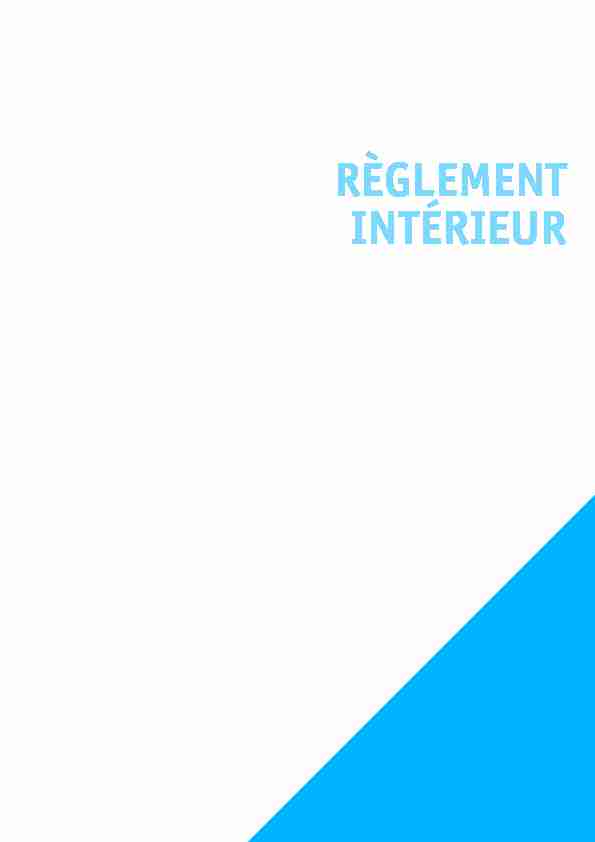 [PDF] RÈGLEMENT INTÉRIEUR - Amitel