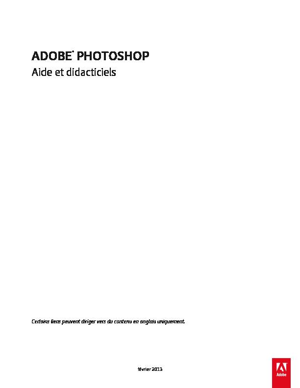 [PDF] ADOBE® PHOTOSHOP