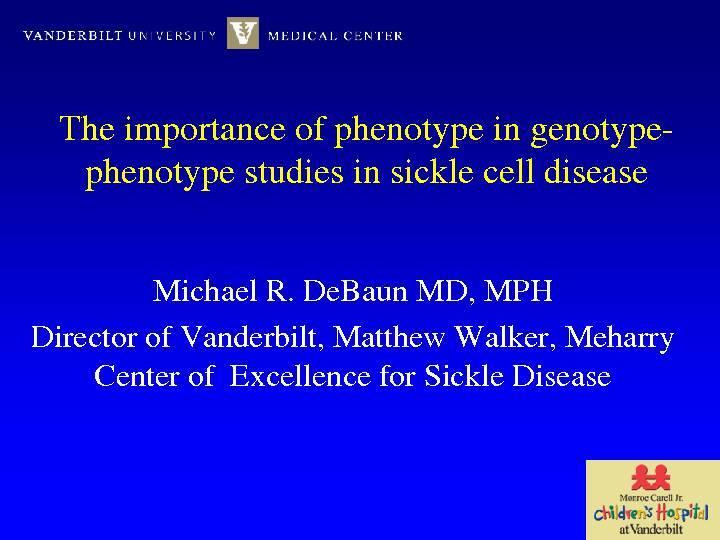 The Importance of Phenotype in Genotype-Phenotype Studies in