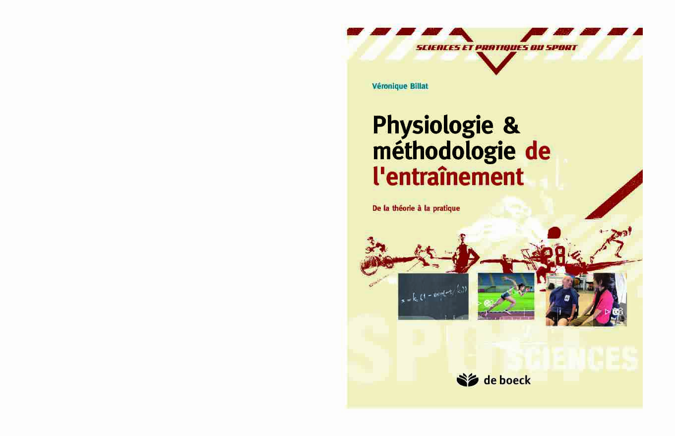 [PDF] Physiologie & méthodologie de lentraînement