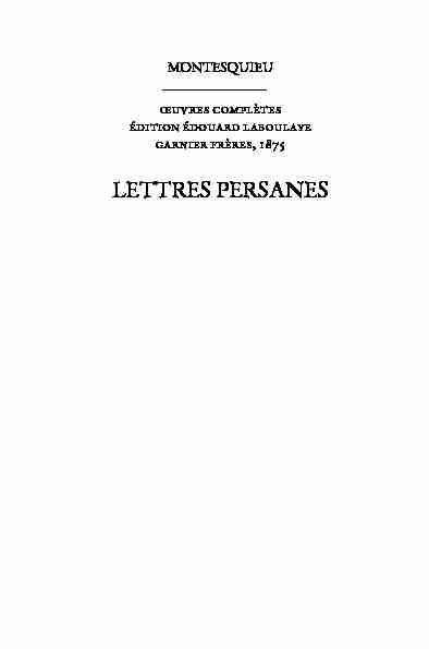 Montesquieu - 03 Lettres persanes.pdf