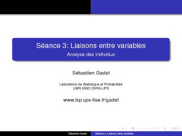 [PDF] Séance 3: Liaisons entre variables - Analyse des individus