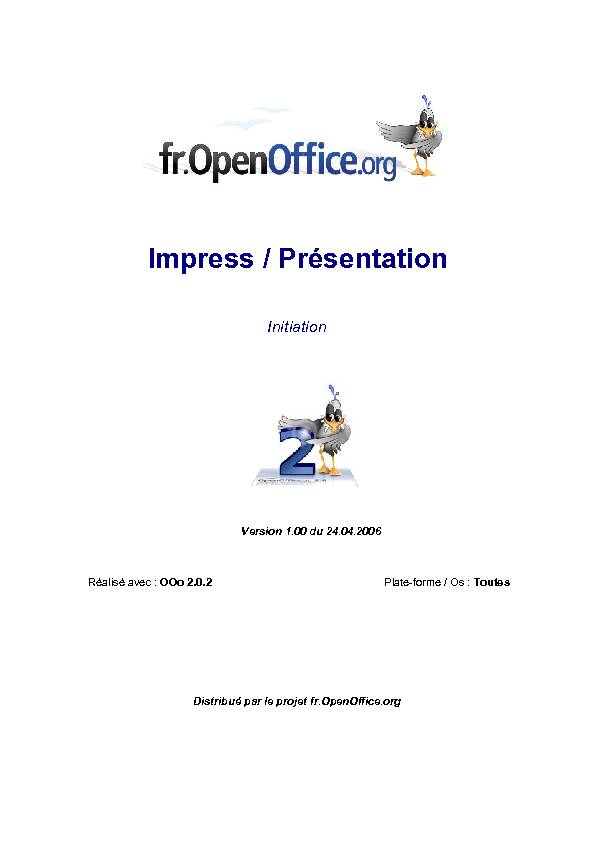 [PDF] Impress / Présentation