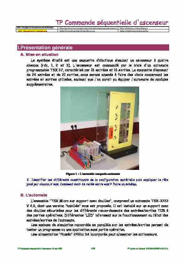 [PDF] TP Commande séquentielle dascenseur