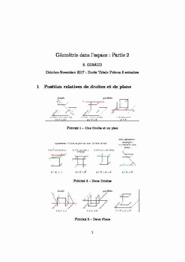 Searches related to geometrie dans l espace terminale s pdf filetype:pdf