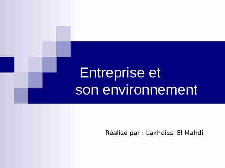 Searches related to l entreprise et son environnement exercices ofppt filetype:pdf