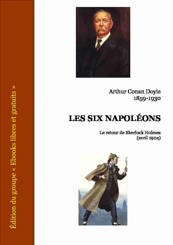 Les six Napoléons - Recueil Le retour de Sherlock Holmes