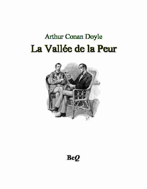 Arthur Conan Doyle - La Vallée de la Peur