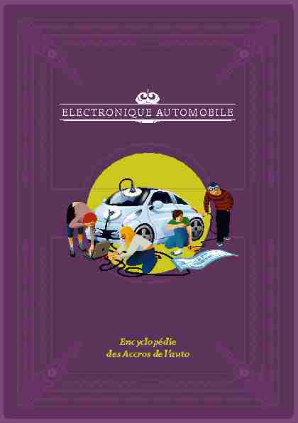 [PDF] ELECTRONIQUE AUTOMOBILE - AUTOMEMO