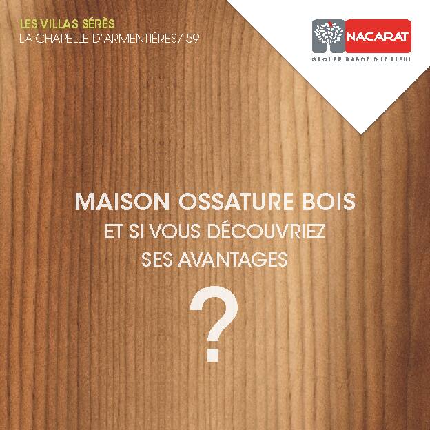 [PDF] MAISON OSSATURE BOIS - Construction21