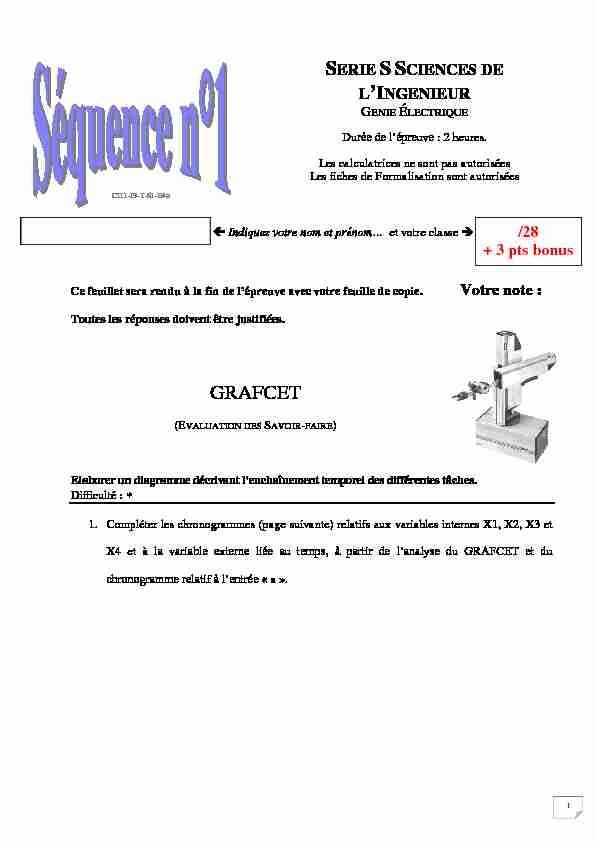 [PDF] GRAFCET - S2i