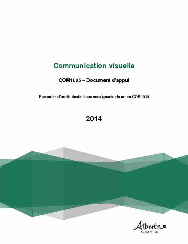 COM1005 : Communication visuelle – Document dappui