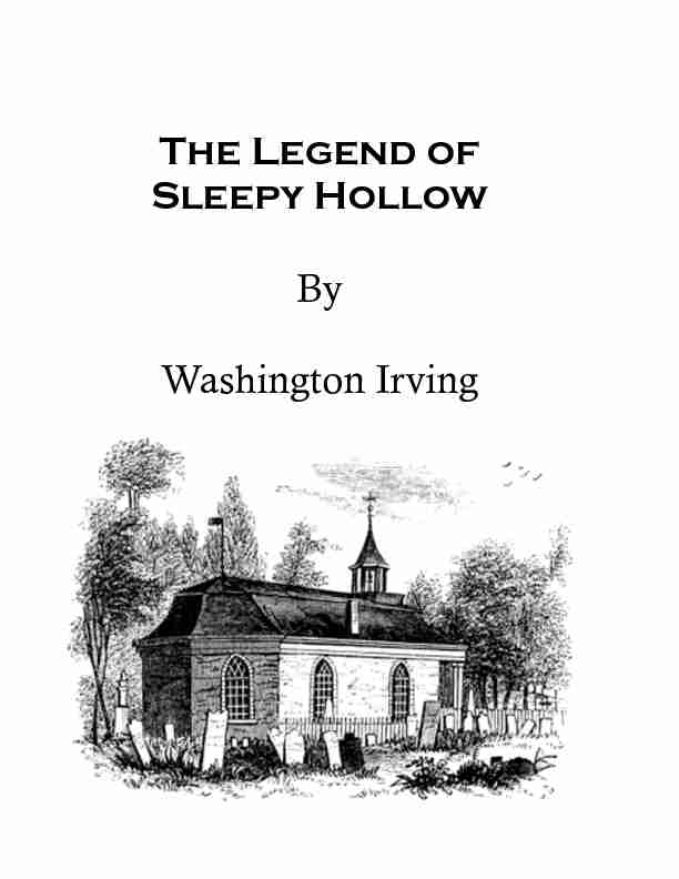 The Legend of Sleepy Hollow - University of South Florida
