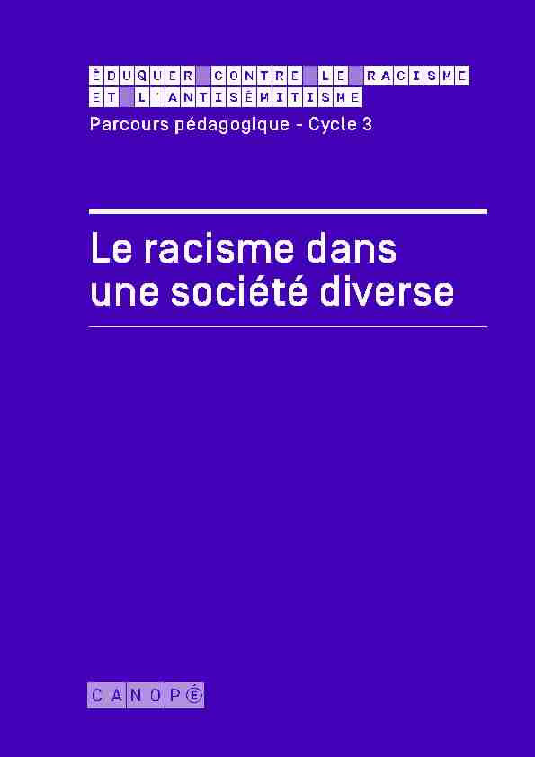 Le Racisme - Accueil  Sciences Po