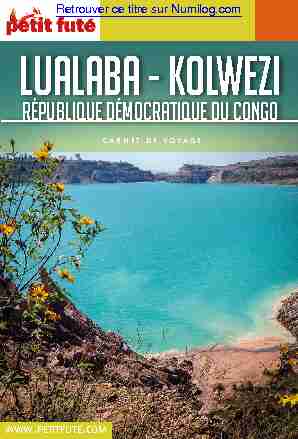 numérique format ce guide au Lualaba - Kolwezi république