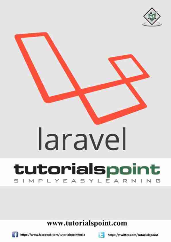 Laravel - tutorialspointcom