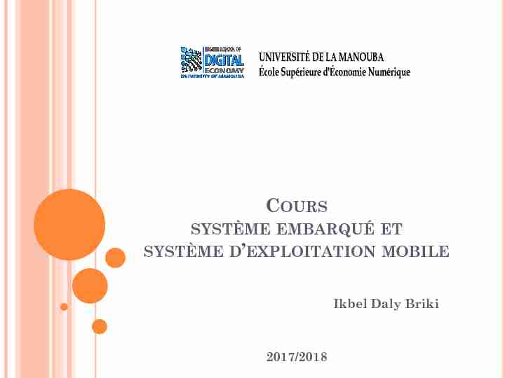 [PDF] Cours système embarqué et système dexploitation mobile - Esentn