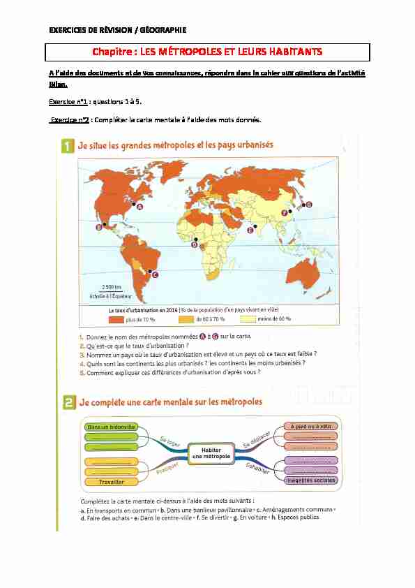 Searches related to controle geographie 6eme habiter une metropole filetype:pdf