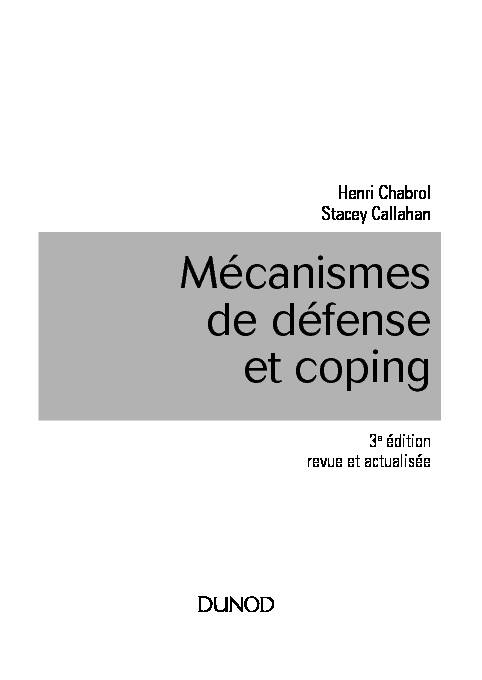 Henri Chabrol Stacey Callahan Mécanismes de défense et coping