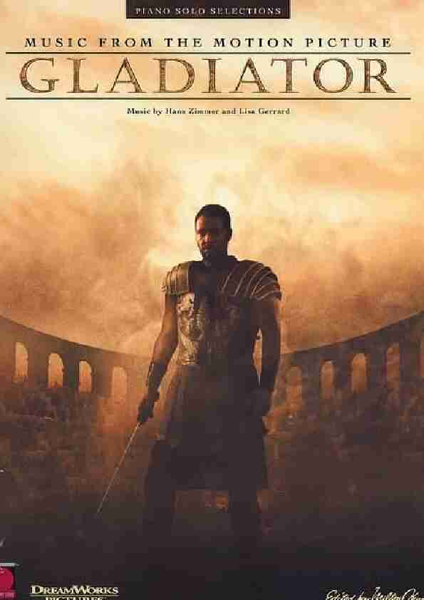 Gladiator :: Music from the motion picture - Lezioni di piano