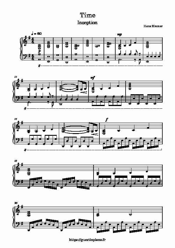 [PDF] Hans-Zimmer-Time-2-sheet-musicpdf - Danjovi