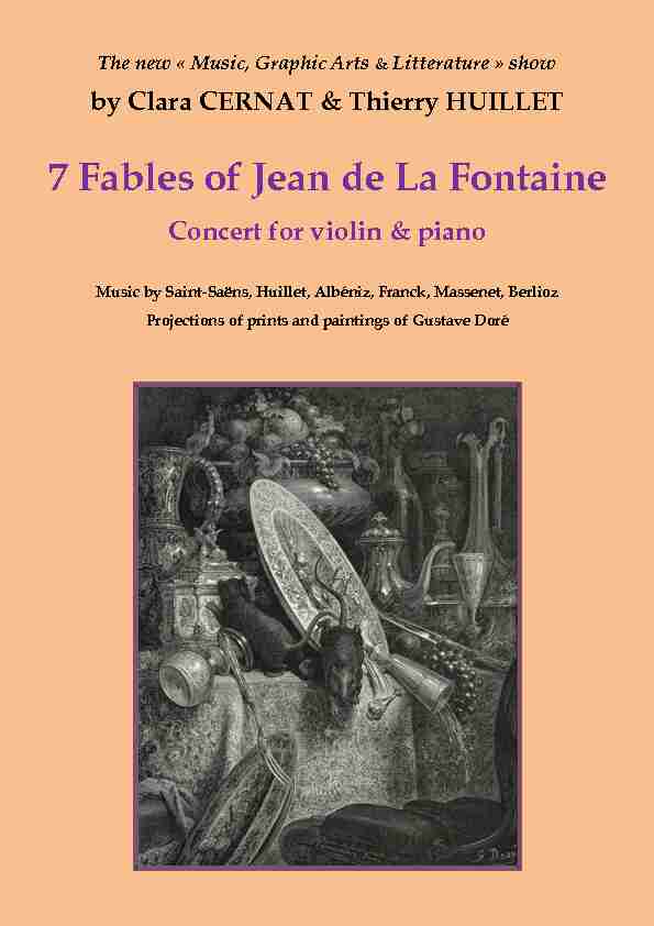 7 Fables of Jean de La Fontaine