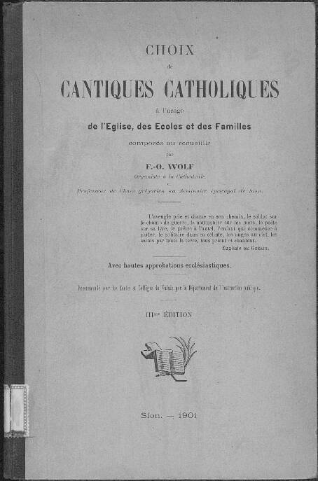 [PDF] CANTIQUES CATHOLIQUES - RERO DOC