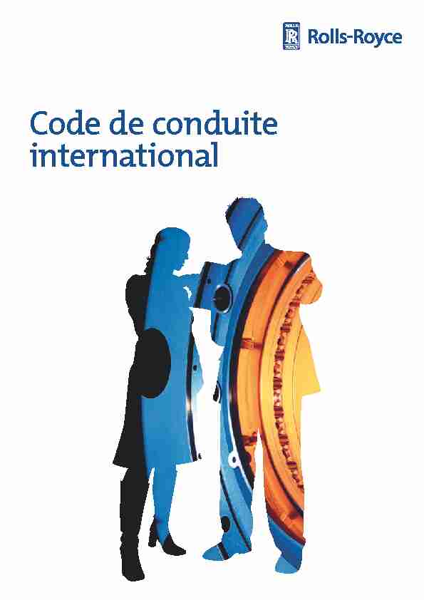 Code de conduite international