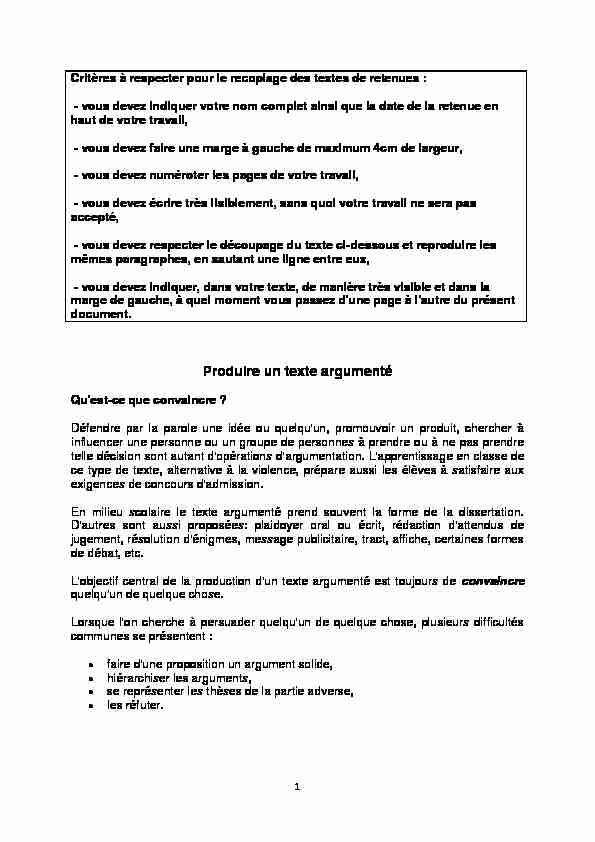 [PDF] FRANCAIS-Texte argumentatif