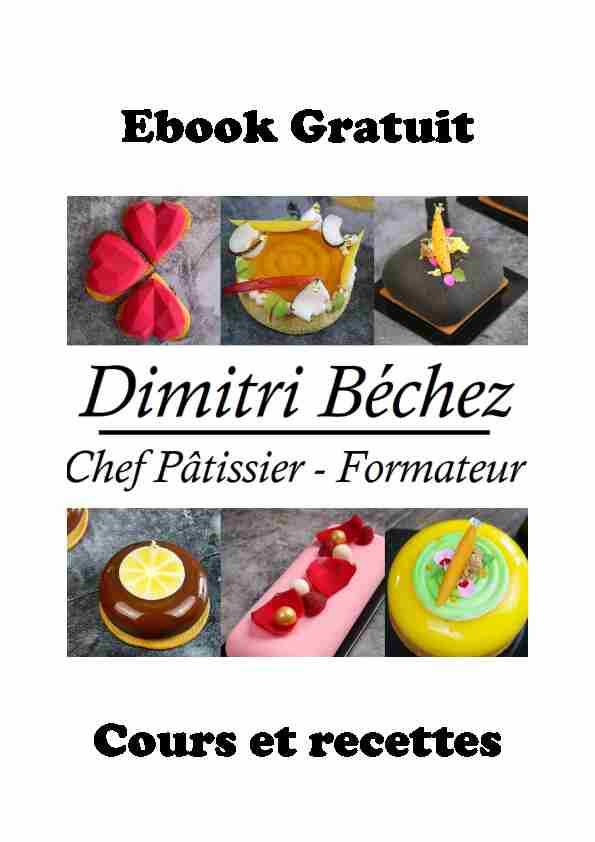 Ebook Gratuit Cours et recettes
