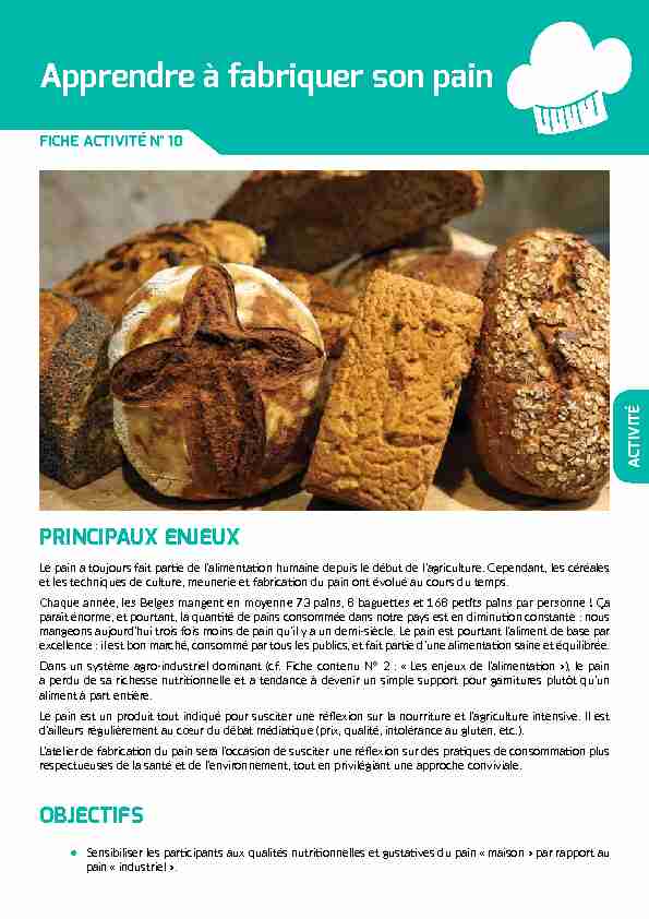 [PDF] Apprendre à fabriquer son pain Préparer un repas zéro déchet (ou