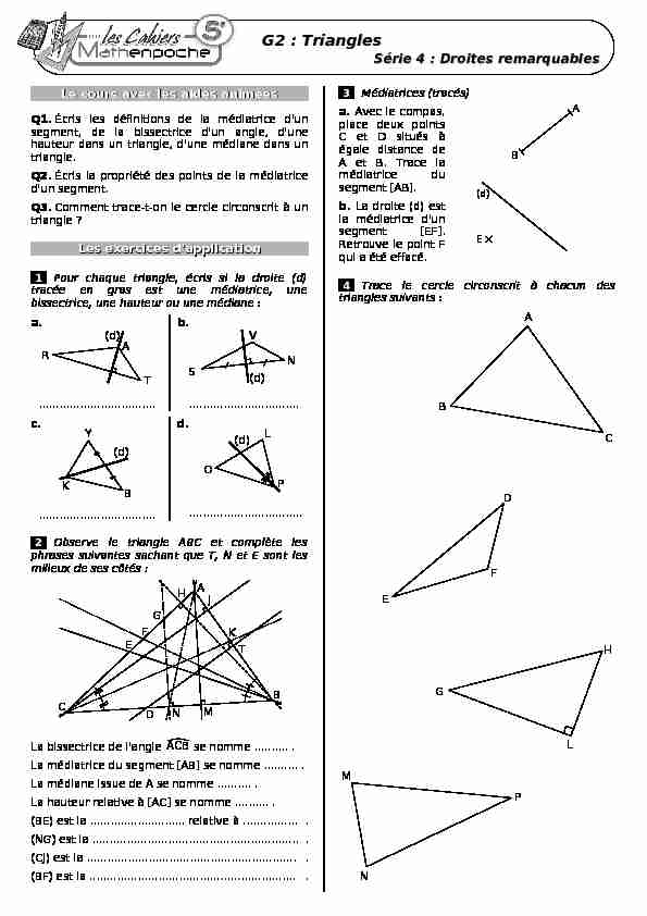 G2 : Triangles