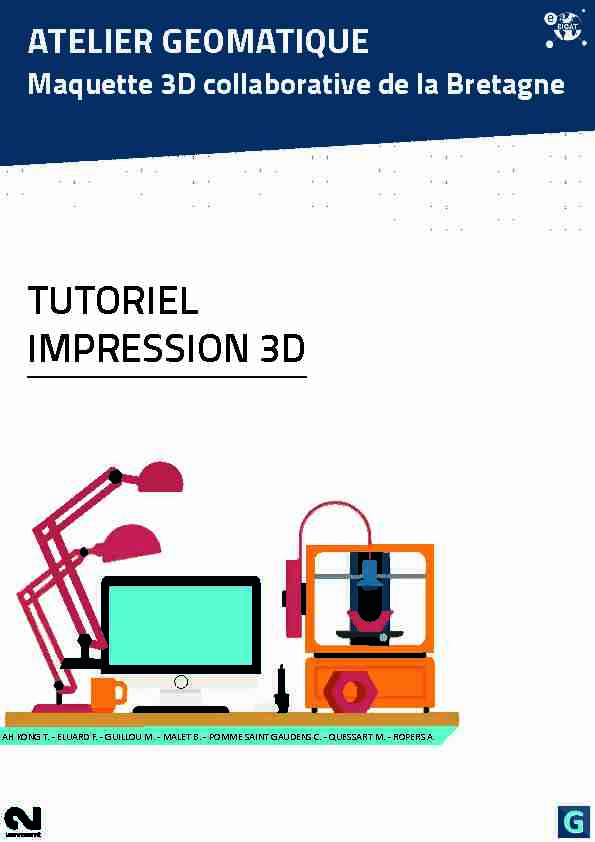 TUTORIEL IMPRESSION 3D