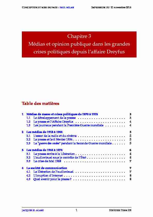 [PDF] Médias et opinion publique dans les crises  - Lycée dAdultes