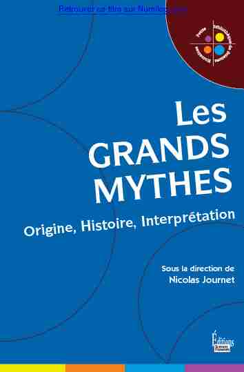 [PDF] Les grands mythes - Numilog