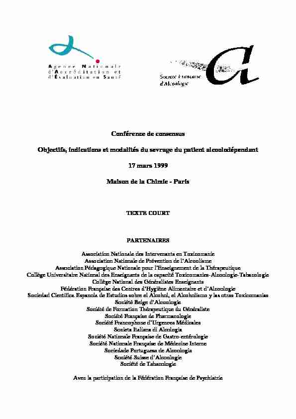 [PDF] Conférence de consensus Objectifs, indications et modalités du