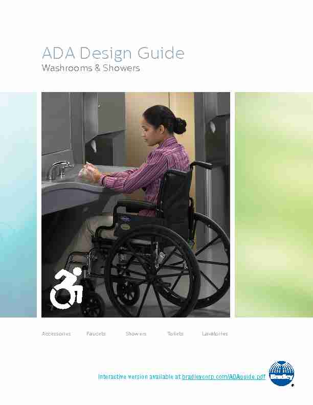 ADA Design Guide - Washrooms & Showers