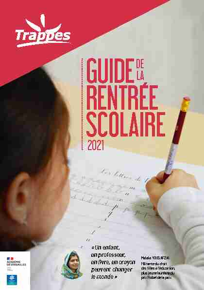 GUIDE RENTREE SCOLAIRE