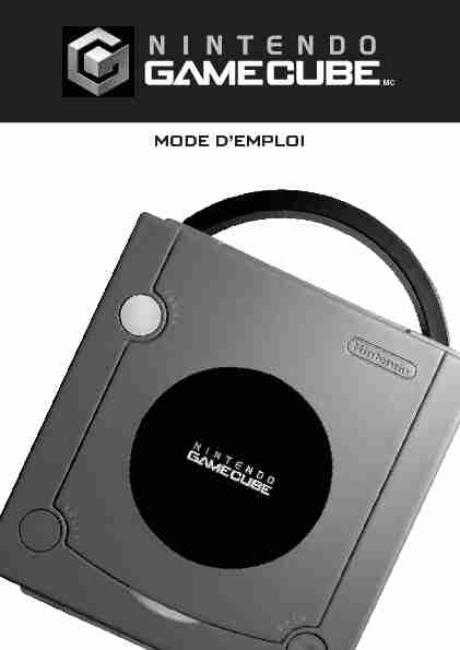 MODE D’EMPLOI - Nintendo