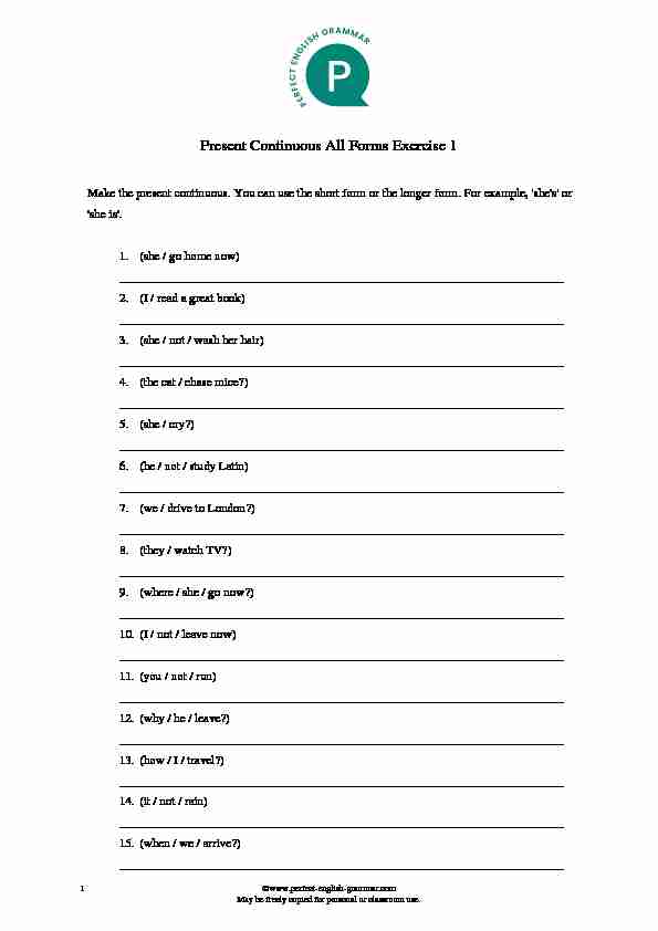 pdf-present-continuous-mixed-exercise-1-perfect-english-grammar