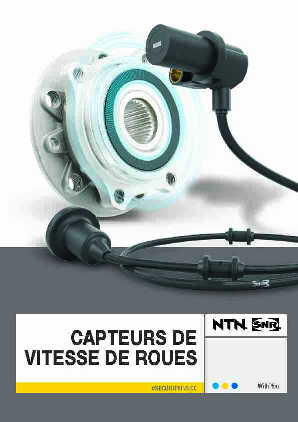 CAPTEURS DE VITESSE DE ROUES - NTN SNR