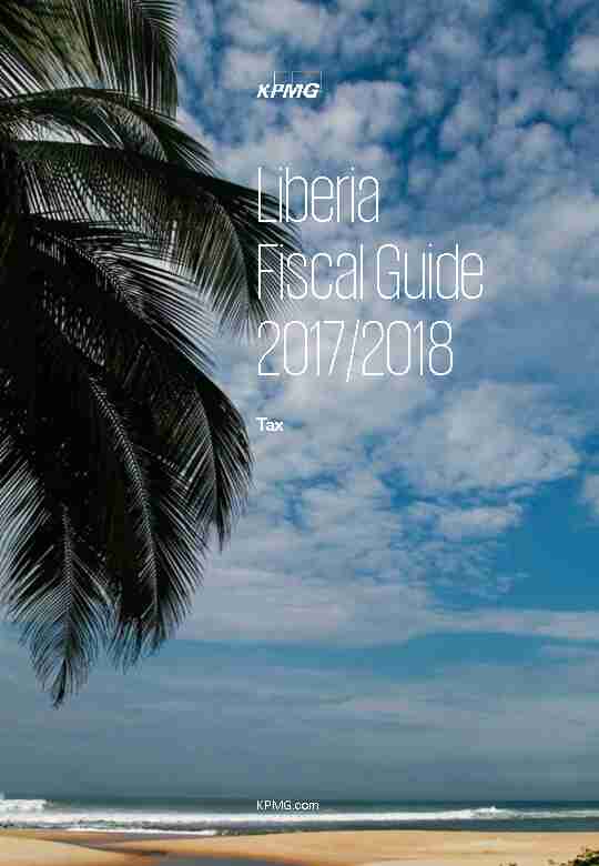 Liberia Fiscal Guide 2017/2018