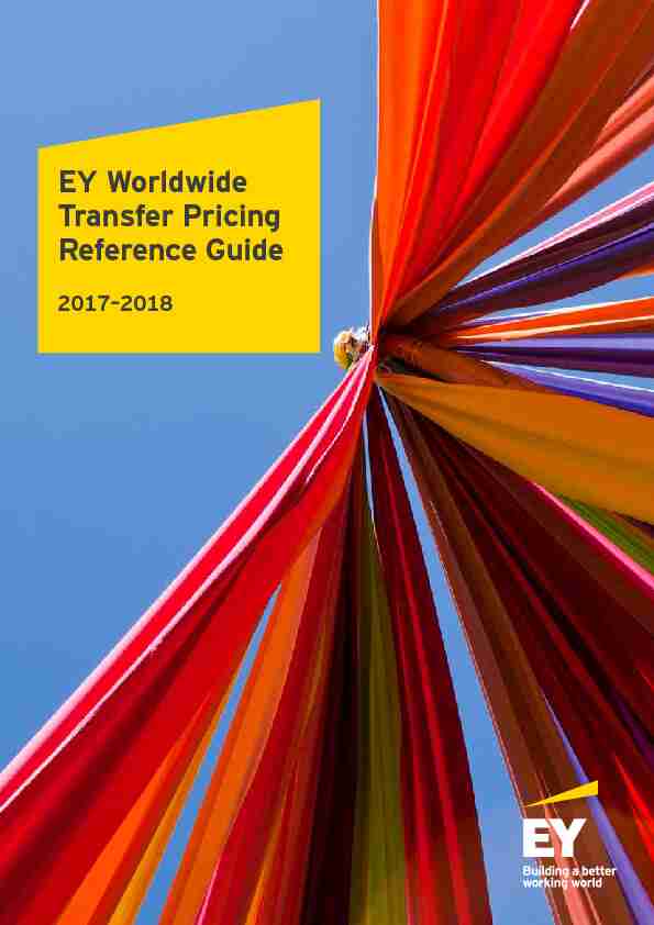 EY Worldwide Transfer Pricing Reference Guide 2017-2018