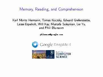 [PDF] Memory, Reading, and Comprehension