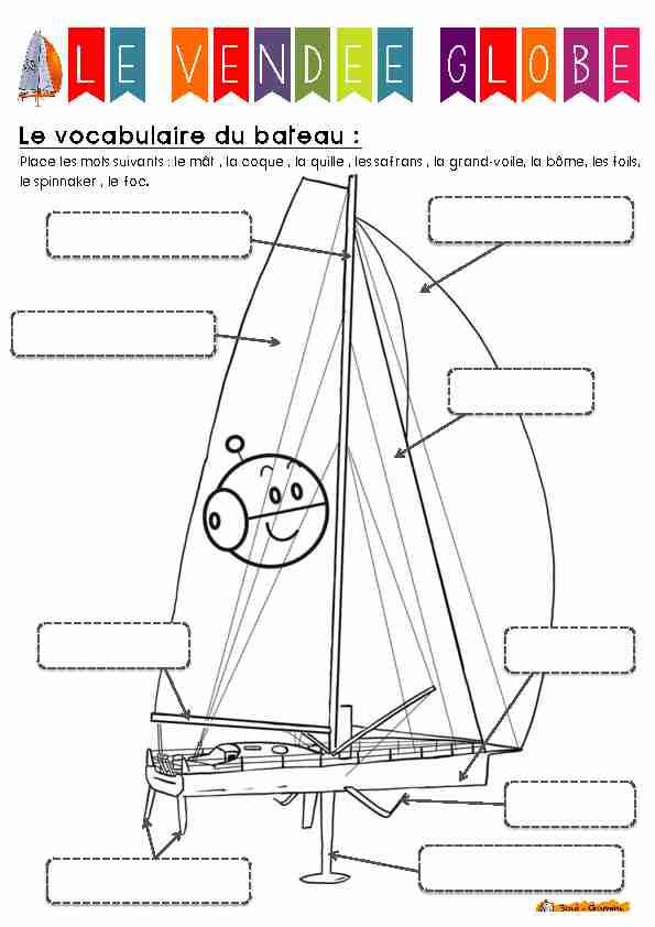 [PDF] Le vocabulaire du bateau : - Bout de Gomme