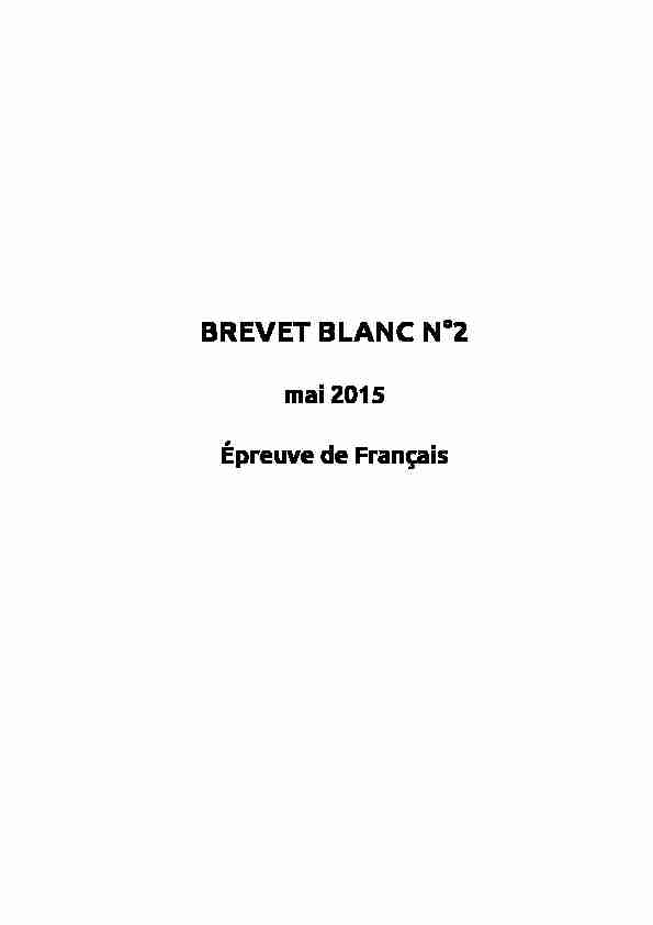 BREVET BLANC N°2