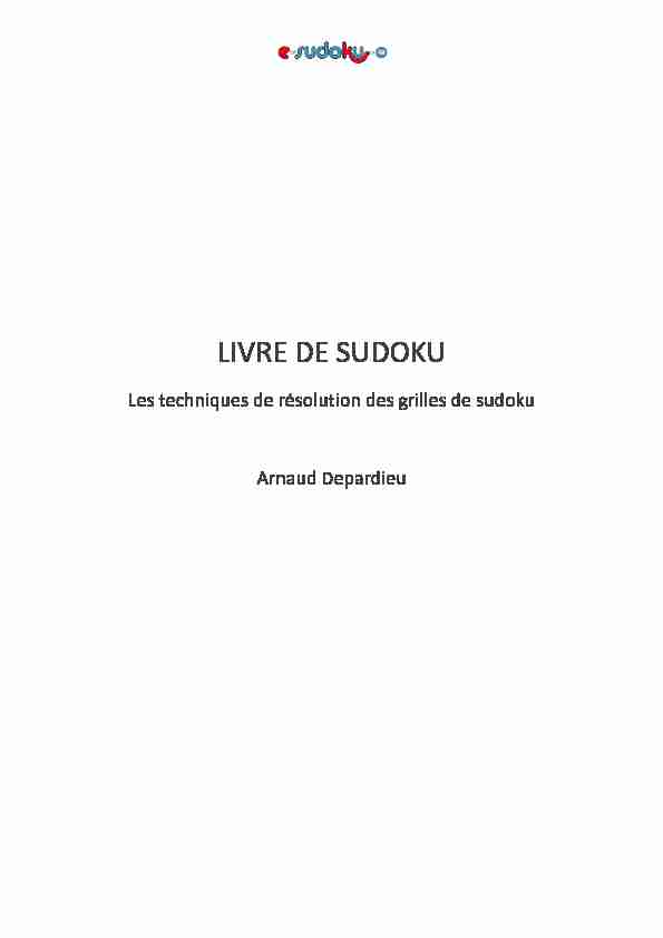 [PDF] LIVRE DE SUDOKU