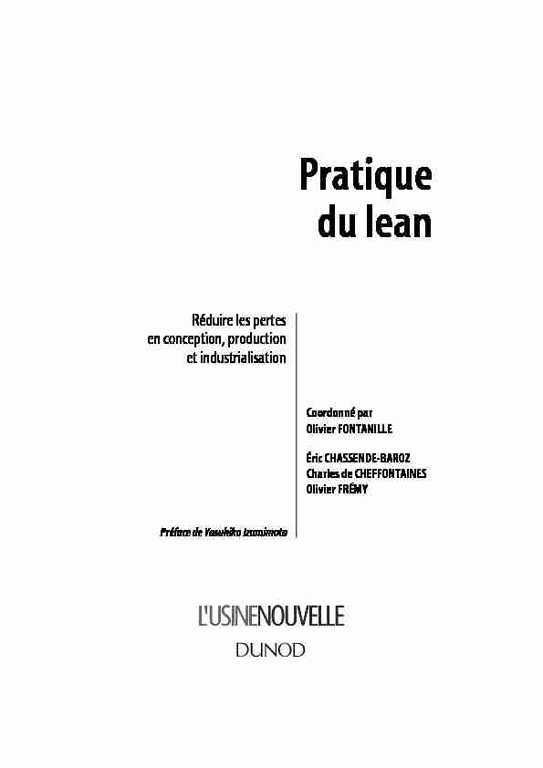 [PDF] Pratique du lean
