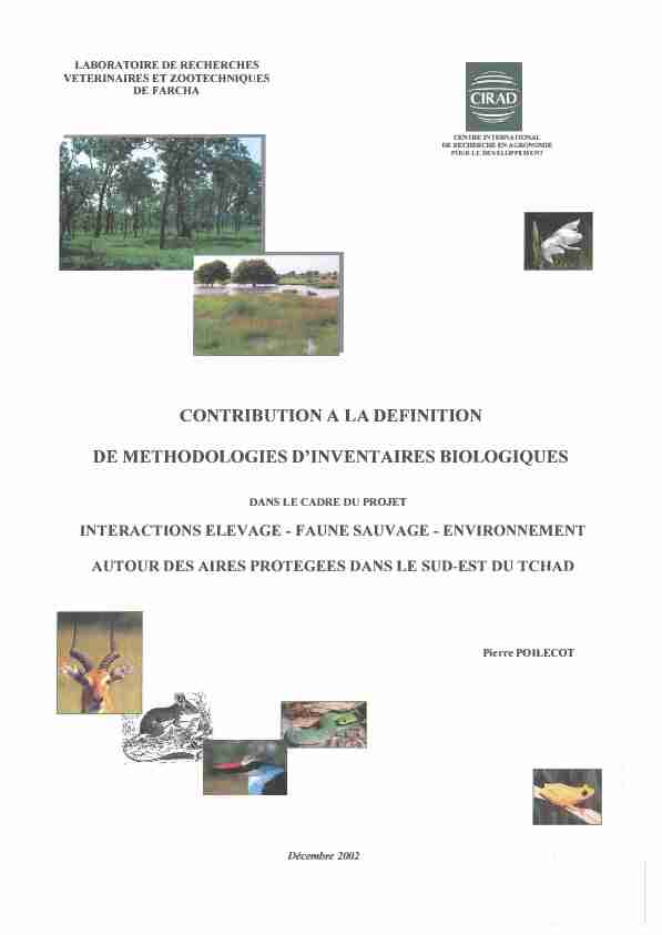 [PDF] CONTRIBUTION A LA DEFINITION DE  - Agritrop - Cirad